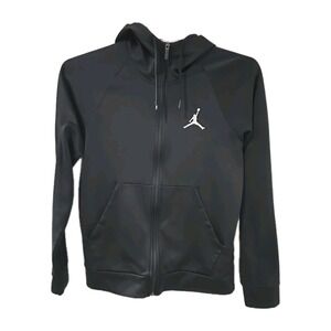 Jordan Jumpman Small Black Full Zip Hoodie Jacket Athleisure